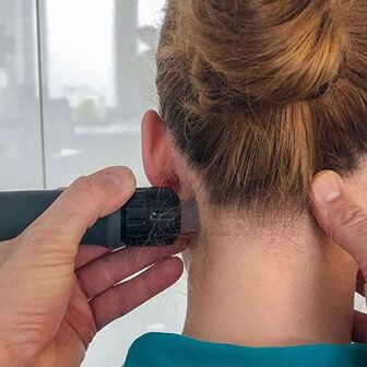 Tratamento por ondas de choque para dor no pescoço